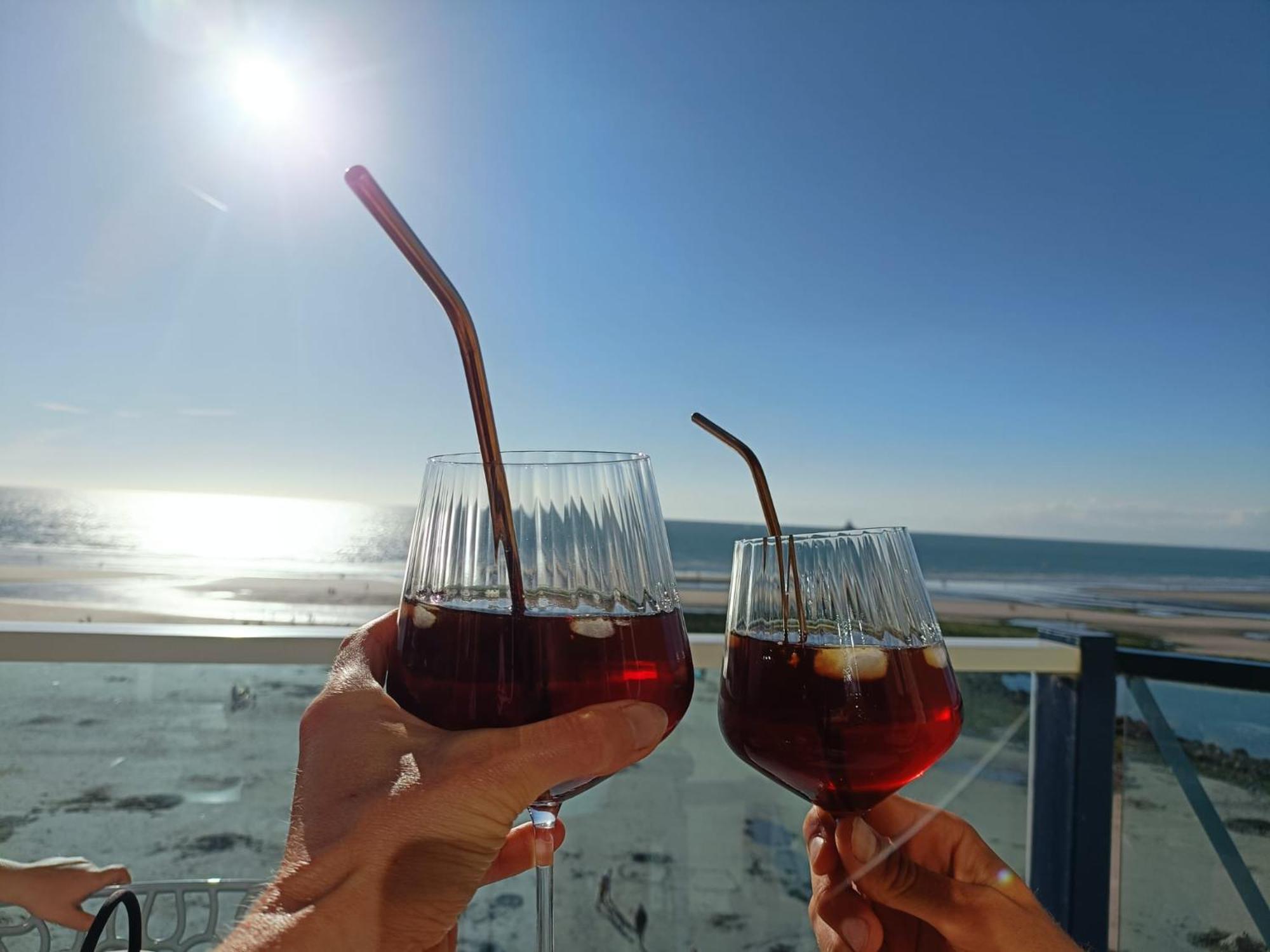 La Terrasse Du Grand Bleu A Wimereux Buitenkant foto